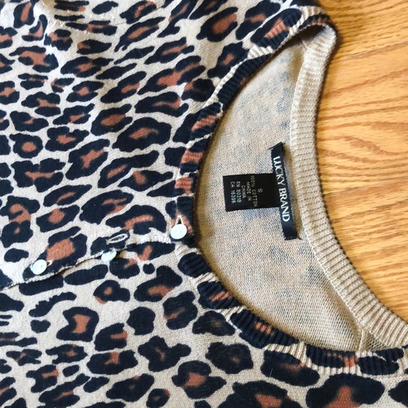 Cheetah print cardigan - Picture 2 of 3